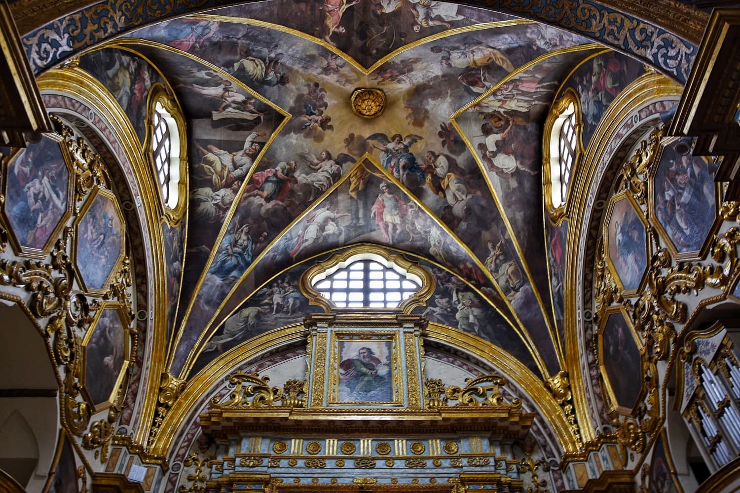 Roof of the Santa Maria Church in Gallipoli