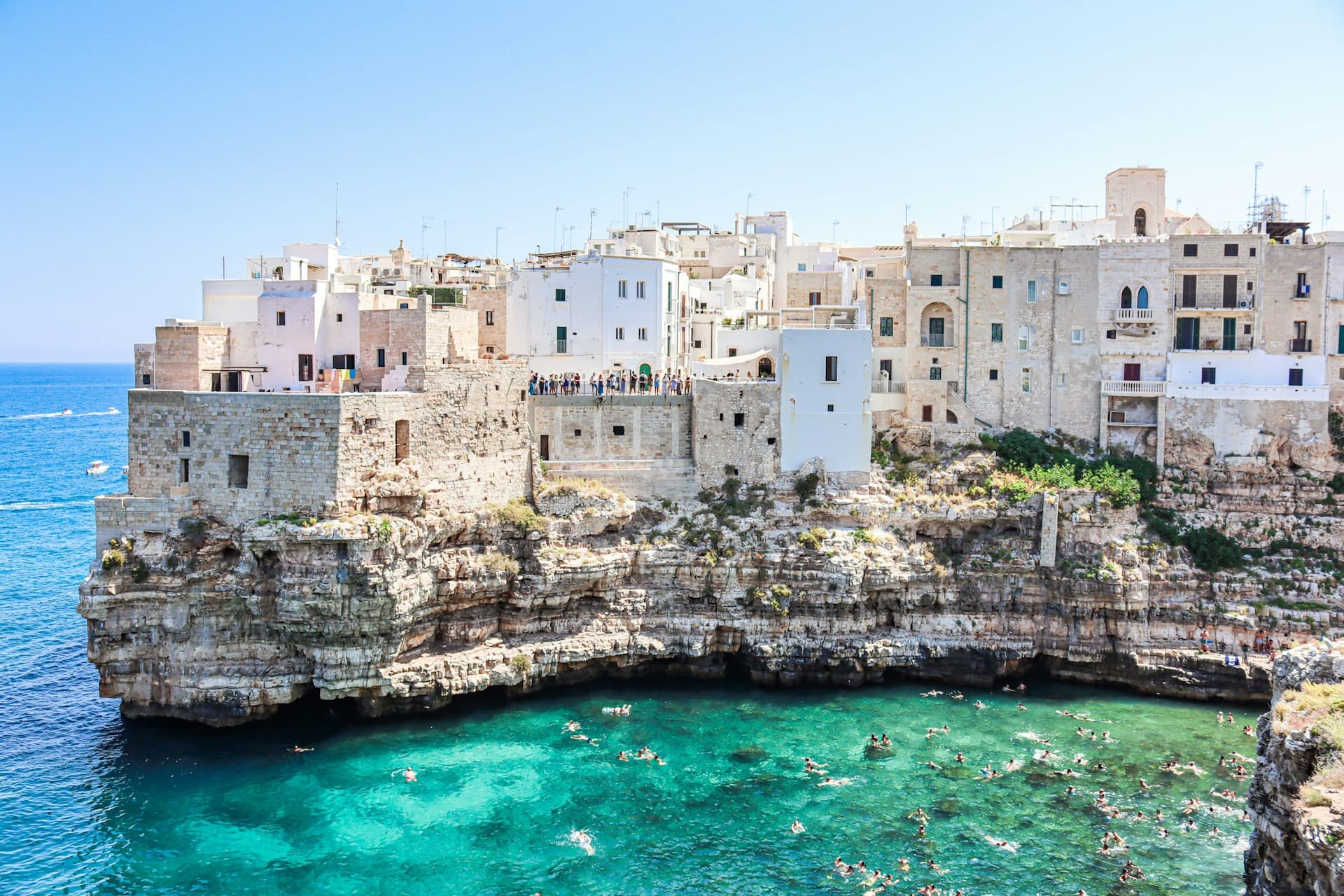 Polignano a Mare main Coastline