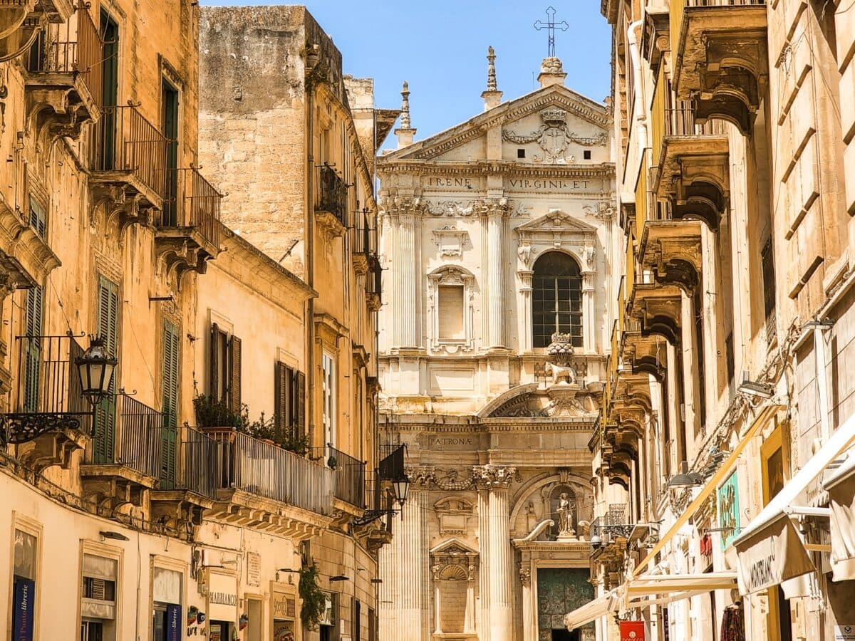 View of the historic Centre in Lecce