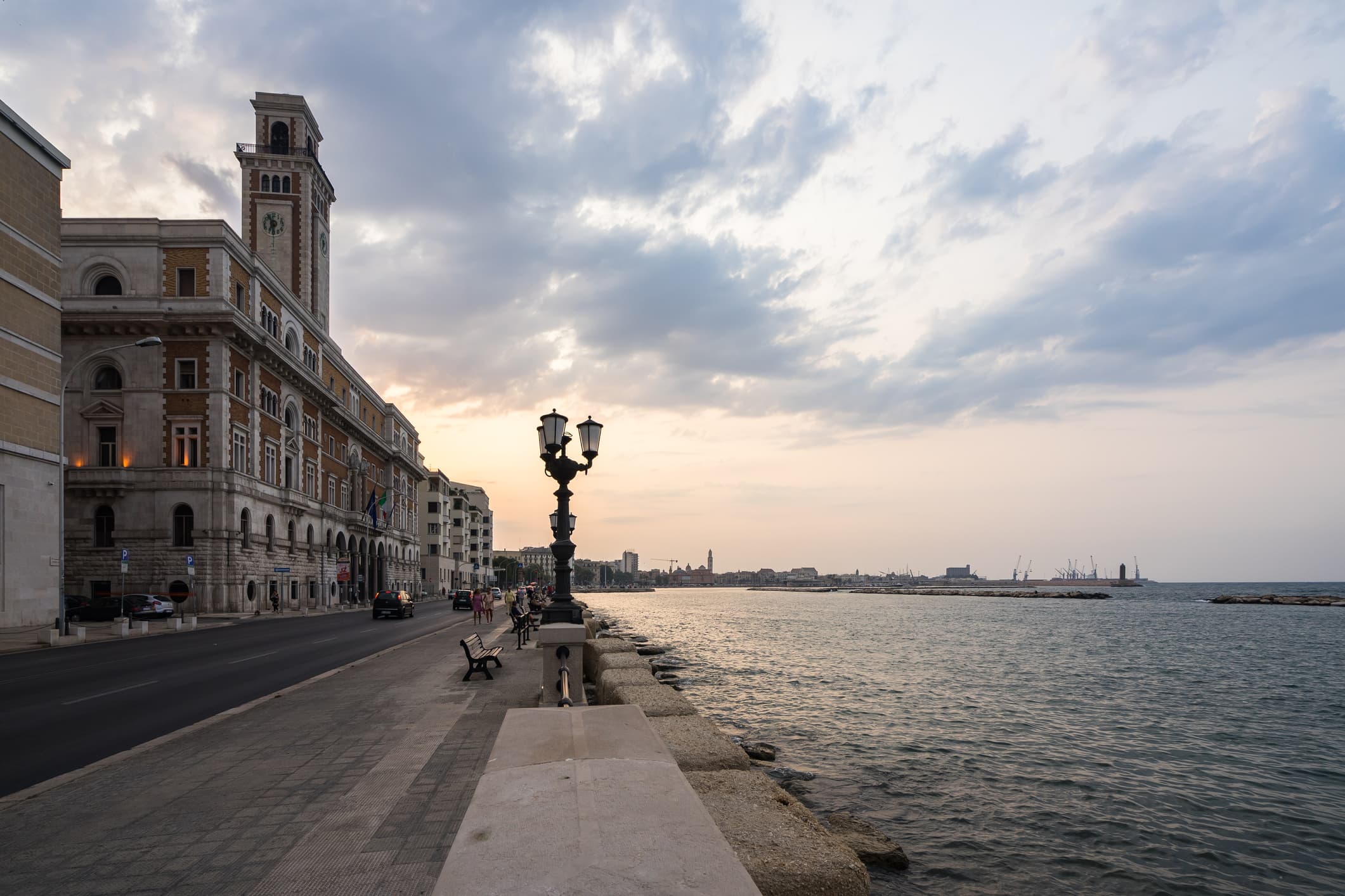 Seafront Promenade of The City Of Bari